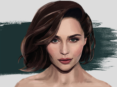 Emilia art digital painting drawing dribbble emilia clarke girl illustration painting portrait sketch