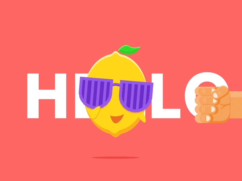 Happy lemon animate