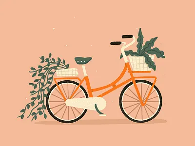 Bicycle digitalillustration illustration procreate