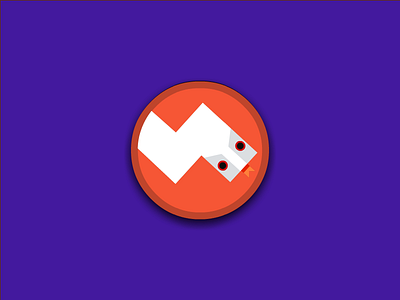 SnakeBadge badge design game art logo snake