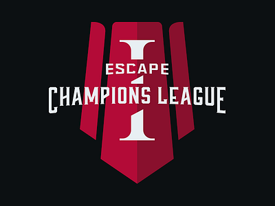 Escape Champions League age of empires badges branding esport gaming illustration medieval sportslogos tournament