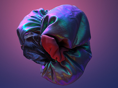 Cloth Ball #1 3d c4d cloth design material render