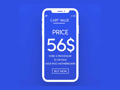 Shopping Cart UI Design animation dailyuichallenge day3 portfolio thebestisyettocome ui uianimation userinterface ux webdesign