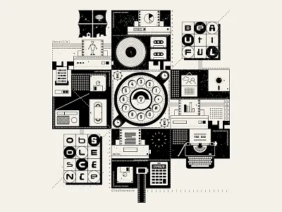 Beautiful Obsolescence analogue obsolescence old technology retro retrofuturism vintage