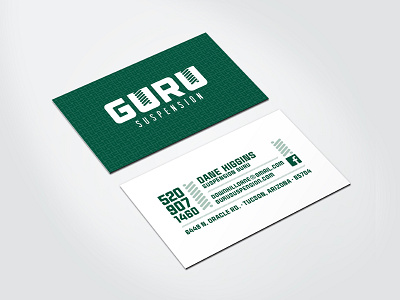 Guru Suspension Business Cards business card collateral