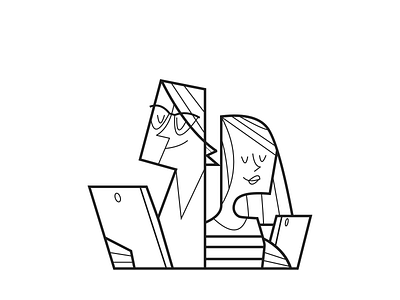 Illustration #2 black and white design flat graphics illustration line art new sketch upload