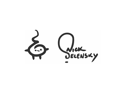 Personal Signature Idea doodle idea illustration illustrator logo mark quick signature vector