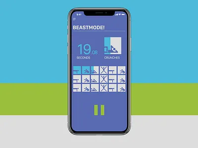 Bronze App Prototype exercise otl aicher swole workout