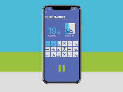 Bronze App Prototype exercise otl aicher swole workout