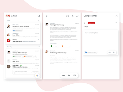 Redesign Gmail Mail Box gmail