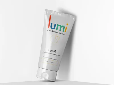 Lumi - Body Wash for Early Skin Cancer Detection (Fictional) design futures graphic design identity design speculative design