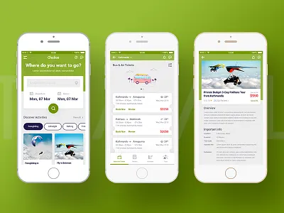 Travel Mobile App branding character colorful green identity illustration iphone6 logo logotype travel ui ux