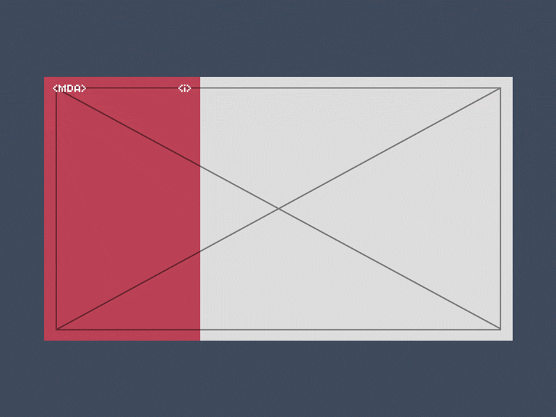 MDA #2 mda motion ui ux web wireframe