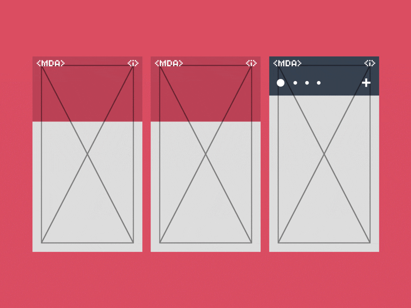 MDA #3 mda motion ui ux web wireframe
