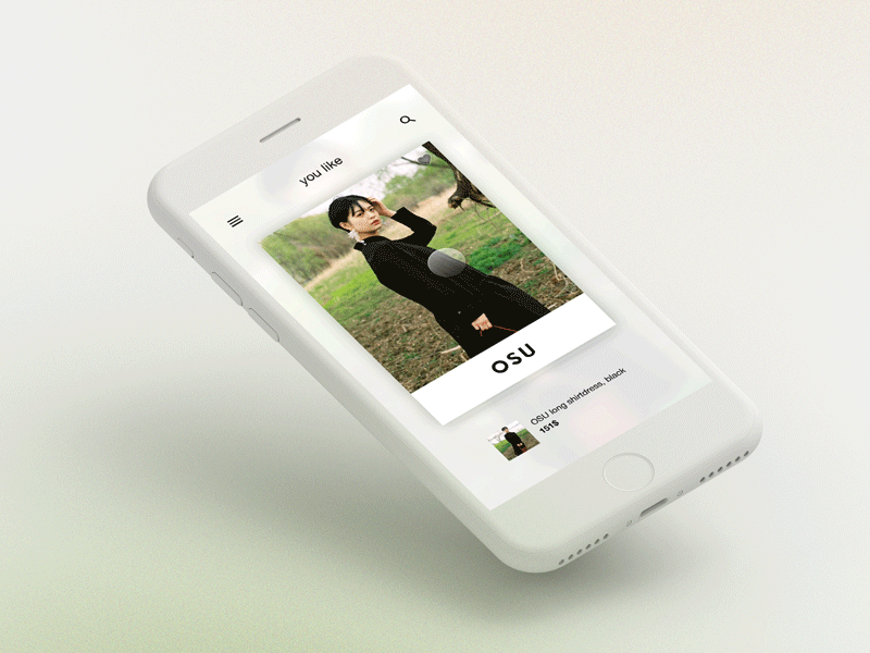 you like animation framer tinder swipe