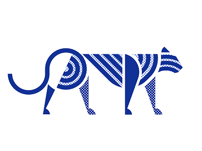big cat animal big cat cat geometric jungle lion lioness minimal minimalist pattern shape tiger