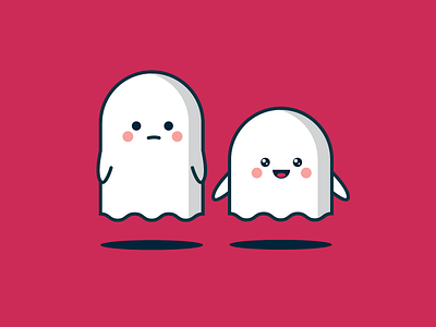 Bonds of Brotherhood <3 brotherhood flat flat design ghost vector