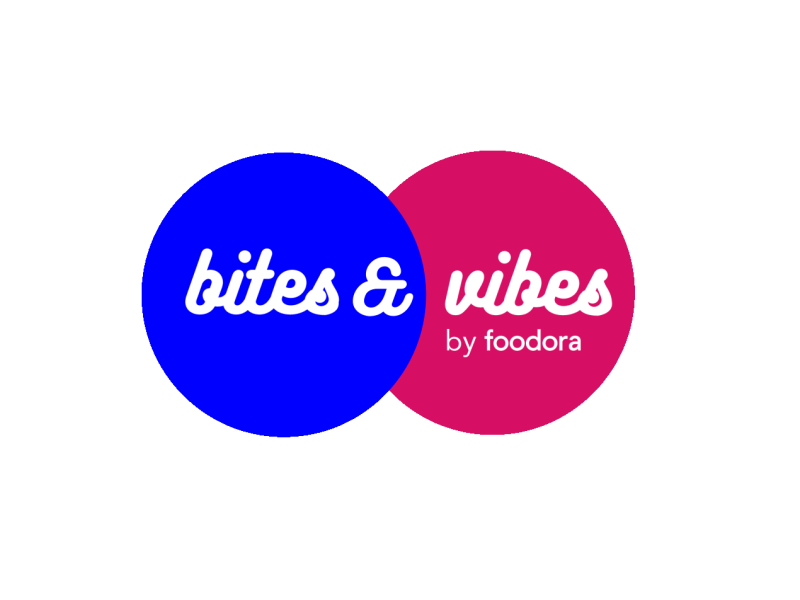 Bites and Vibes after effects animation bubbles festival food logo music