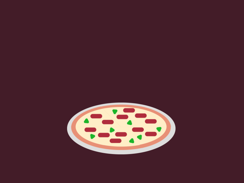 Pizza after effects animation delivery food pizza