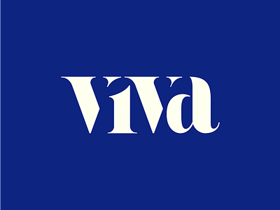 viva letter typography viva