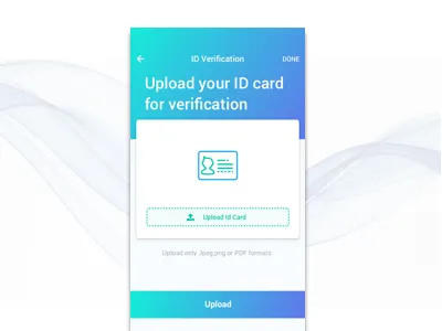 Upload id card for verification sketch