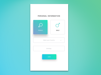 Iphone 8 Select Gender Screen gender screen select