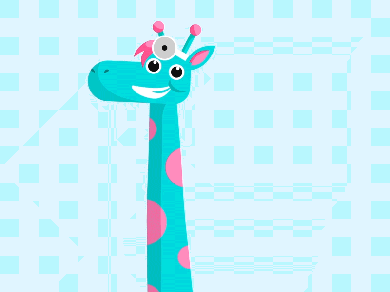 Starship Animal Doctors - Giraffe animals animation character cute design doctors gif giraffe graphic hospital illustration vector