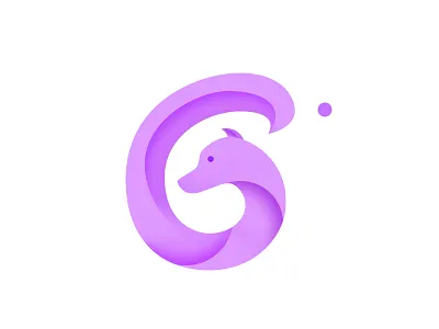 Letter "G" creative dog g graphics icon letter