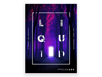 Pure Liquid Imagination : Concept 9 a poster a day graphic design just for fun poster