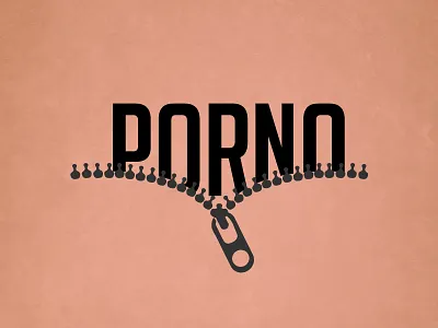 PORNO genre minimalist movie poster