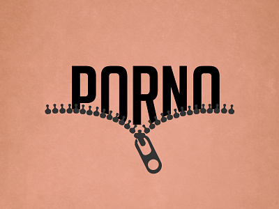 PORNO genre minimalist movie poster