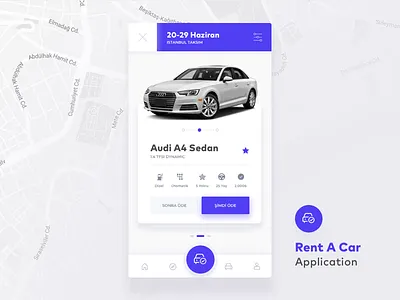 Rent A Car - Car Details Screen booking car car details daily ui rent a car reservation ui user experience user interface ux