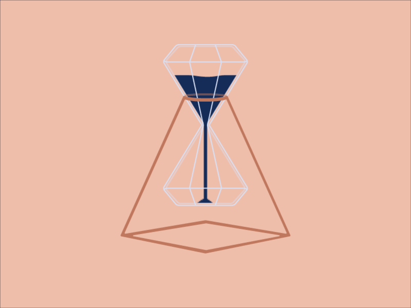 Hourglass after effects animation diamond gif hourglass modern time