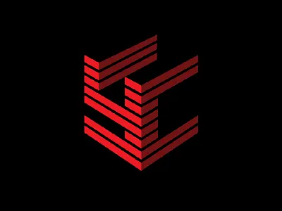 letter YC 3d Hexagon logo c construction estate geometric hexagon letter logo modern real simple y yc