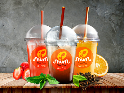 Mum Thai Tea rebranding - aryocabe branding drink logo packaging product tea thai