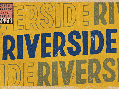 RIVERSIDE | Retro Sans Serif
