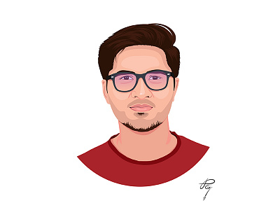 My Vector Illustration digitalart digitalillustration face illustration potrait vector vectorart vectorpotrait work