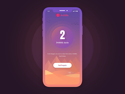 2x Dribbble Invite 2x 2xinvite draft dribbble invitation dribbbleinvite ios iphonex player ui ux