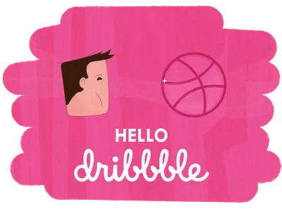 Hello Dribbble hello introduction