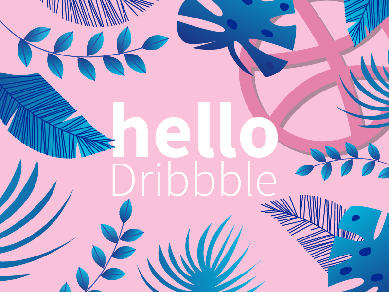 Example of Hello Dribbble