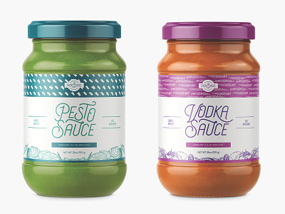 Tack & Keel - Pasta Sauce coastal concept jar label lemon logo design packaging pasta pesto sailing sauce tomato