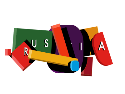 Russian tourism logo #1 2d after effects brand gif graphic design logo motion graphics russia