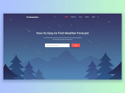 Header Exploration exploration header ui web