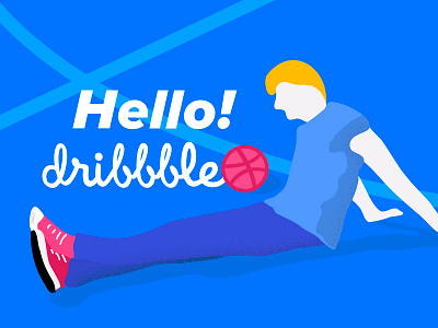 Better later than never! Hello dribbble! debut illustrator ipad vector