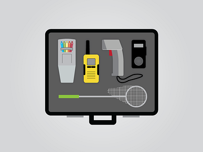 Ghost Hunt Go! challenge equipment ghost illustration net noun vector