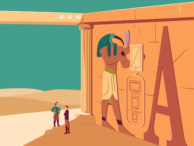 Editorial 22 ancient devices editorial egypt illustration resolution screen toth vector