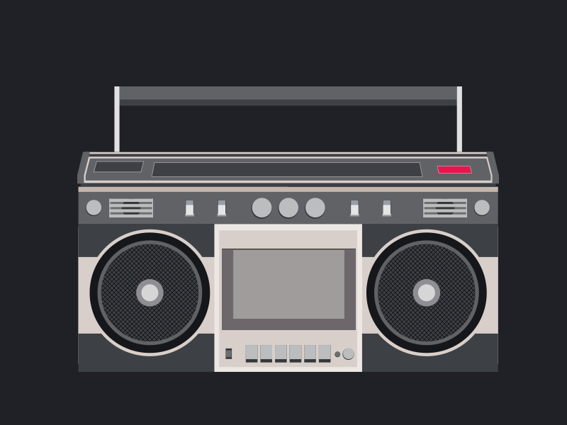 K7 Player animation cassete tape colors design k7 motion design music player tape