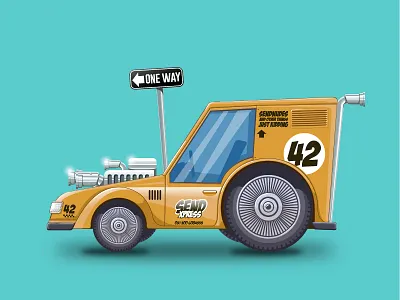 Car art car conceptart digitalart drawing illustration illustrator vector