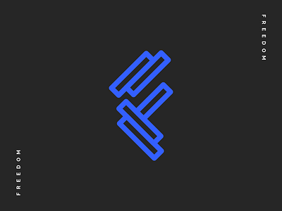 Freedom Logo branding f logo
