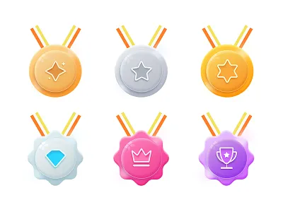 Membership level badge badge colour grade